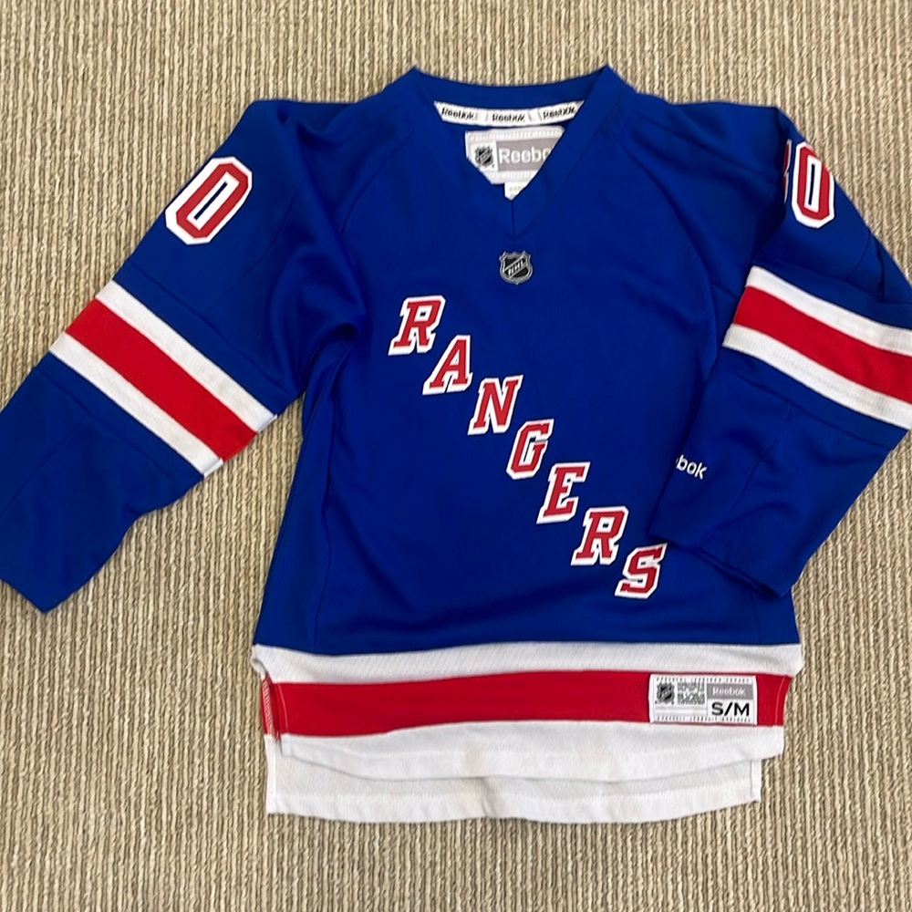 NHL New York hockey Rangers, Lundquist jersey Number 30 size S/M